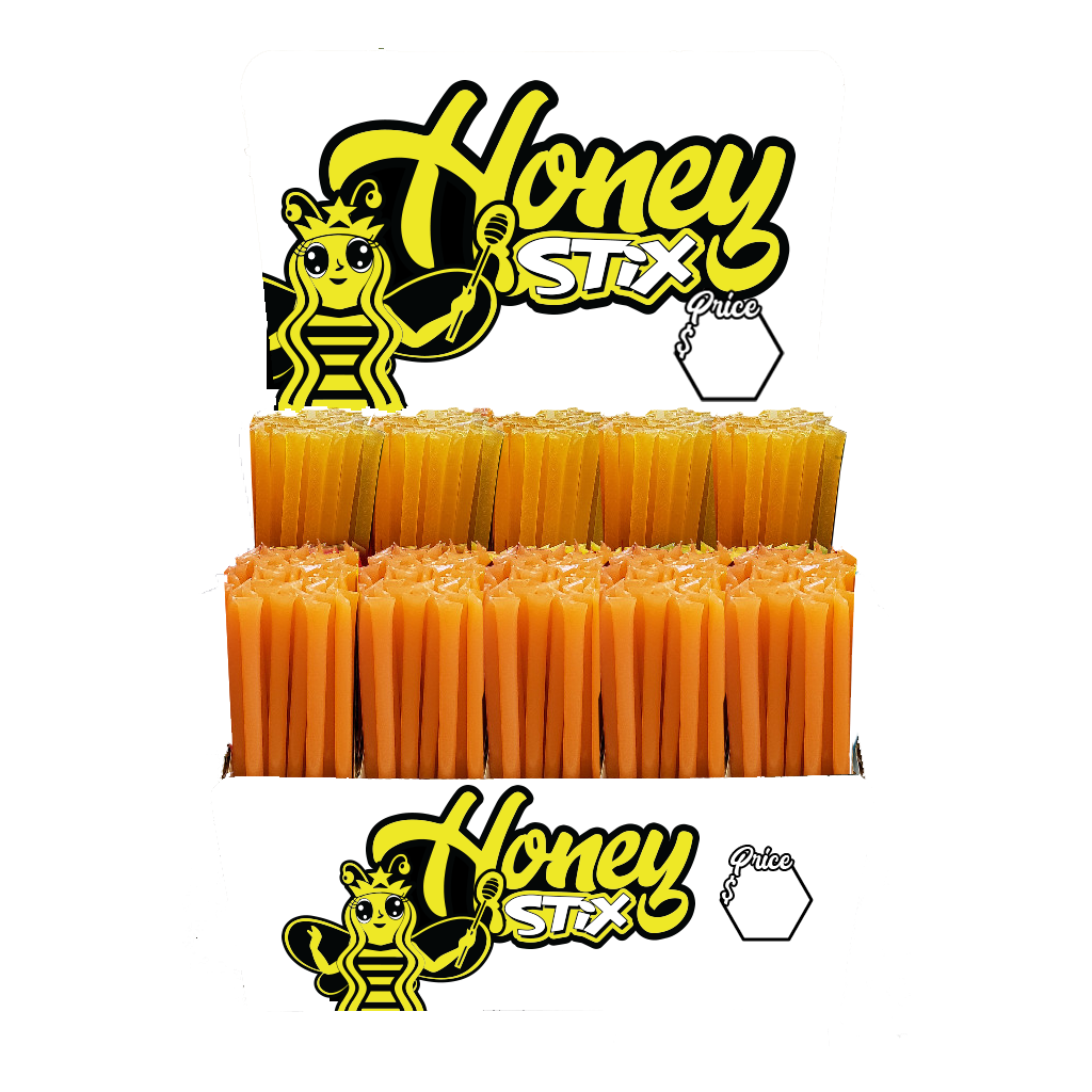 500 Pure Honey Honey Stix, Honey Stick, Honey Straw with Display