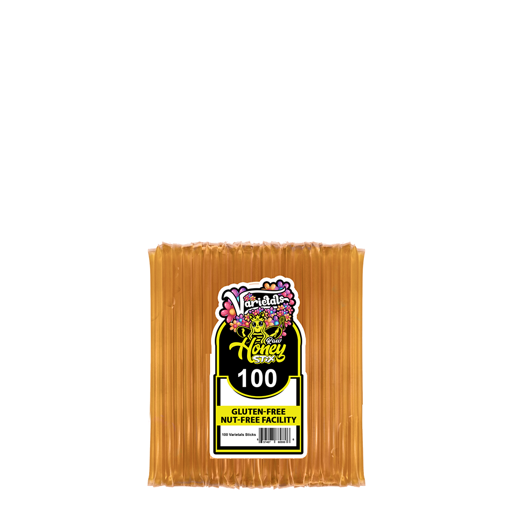 100 Wildflower Honey Stix, Honey Stick, Honey Straw